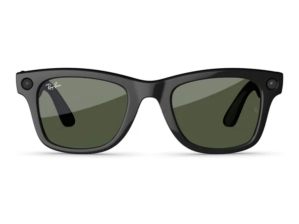 Ray-Ban Meta Wayfarer, Shiny Black / G15 Green, 50 мм