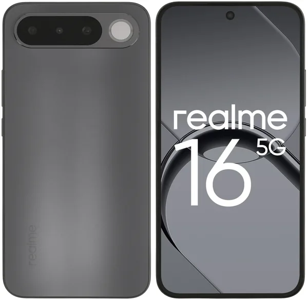Realme 16 5G, 128 ГБ, ОЗУ 8 ГБ, Black