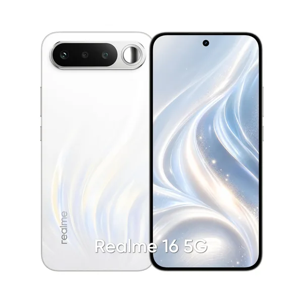 Realme 16 5G, 128 ГБ, ОЗУ 8 ГБ, White