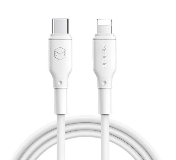 Кабель Mcdodo Type-C to Lightning PD Fast Charge 18W 1.2m, White