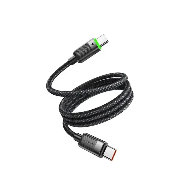 Кабель Mcdodo Type-C to Type-C 1.2m 60W Magnetic Self-Winding, Black