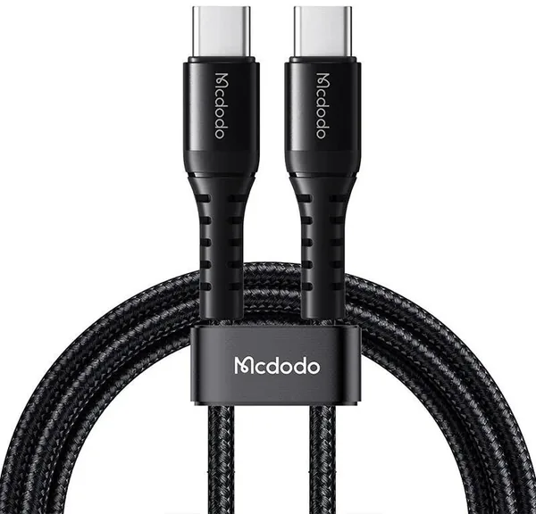 Кабель Mcdodo Type-C to Type-C 2m 60W Bending Reinforced, Black