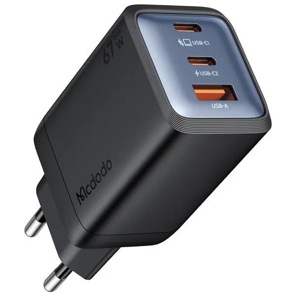 Сетевое зарядное устройство Mcdodo 67W GaN Series, Black