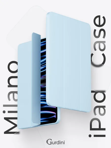 Чехол-книжка Gurdini iPad Pro 11 (2-4 gen) Milano Series, Cloud Blue