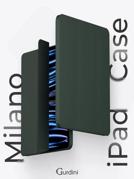 Чехол-книжка Gurdini iPad Pro 11 (2-4 gen) Milano Series, Pine Green