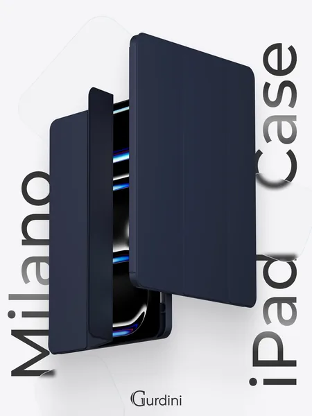Чехол-книжка Gurdini iPad Pro 11 M4 Milano Series, Midnight Blue