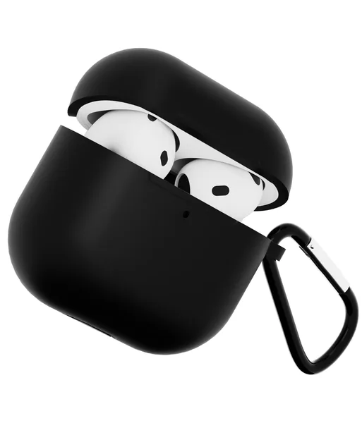 Чехол Gurdini AirPods 4 силиконовый, Black