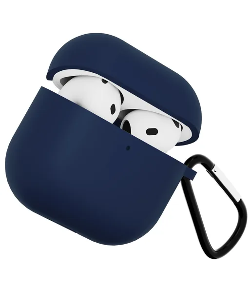 Чехол Gurdini AirPods 4 силиконовый, Dark Blue