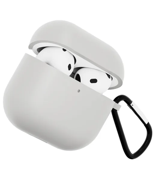 Чехол Gurdini AirPods 4 силиконовый, Gray