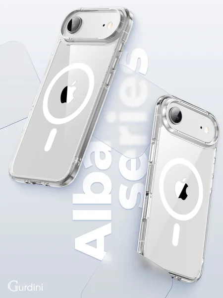 Чехол Gurdini iPhone 17 Air Alba Series Protective with MagSafe, Clear