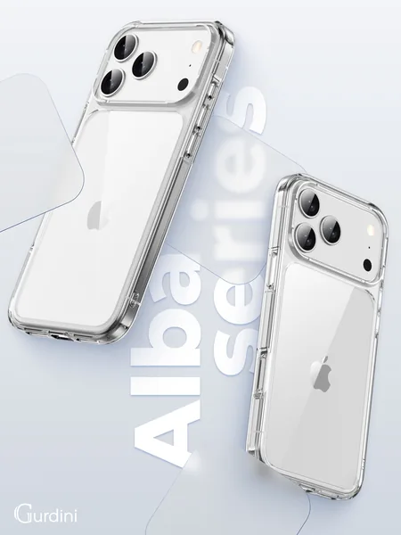 Чехол Gurdini iPhone 17 Pro / 18 Pro Alba Series Protective, Clear