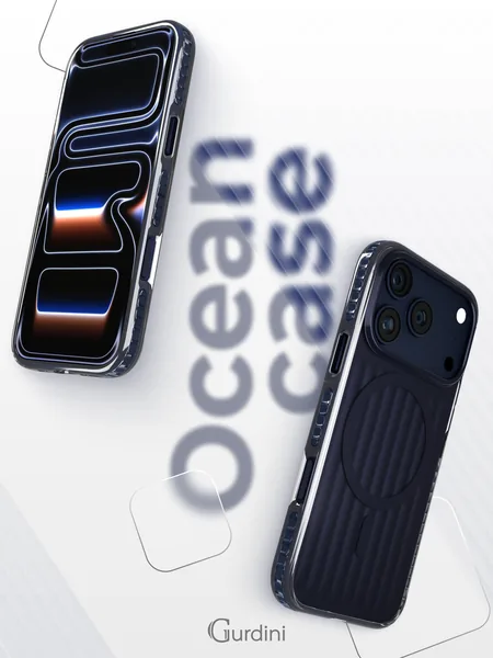 Чехол Gurdini iPhone 17 Pro Max / 18 Pro Max Ocean Case, Dark Blue