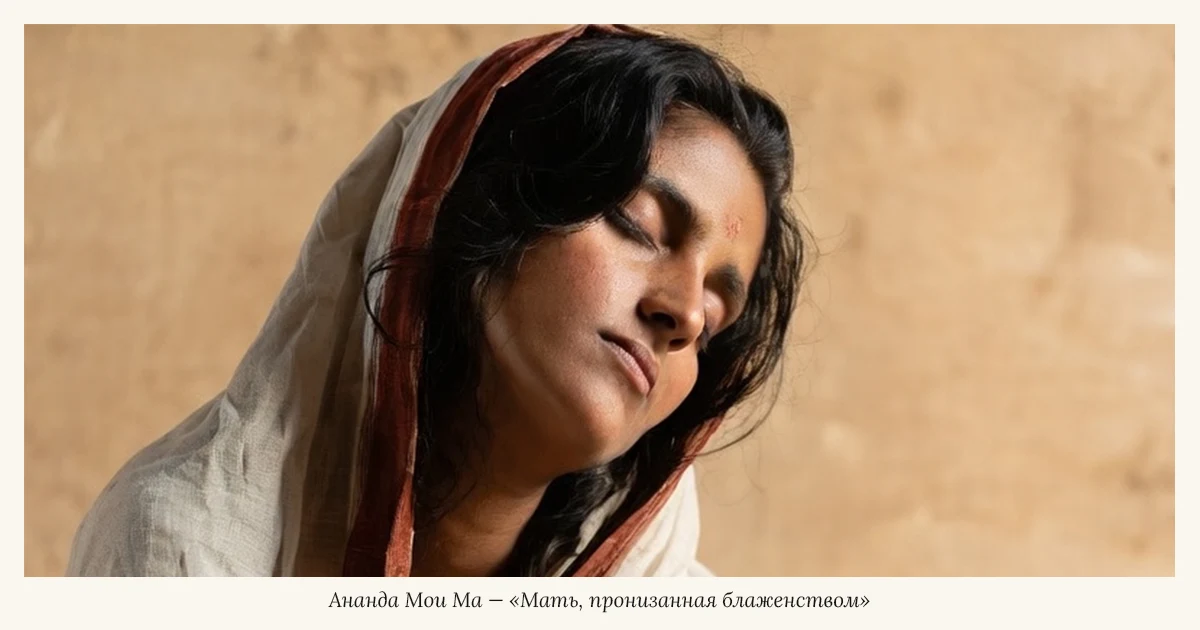 Ананда Мои Ма — «Мать, пронизанная блаженством»