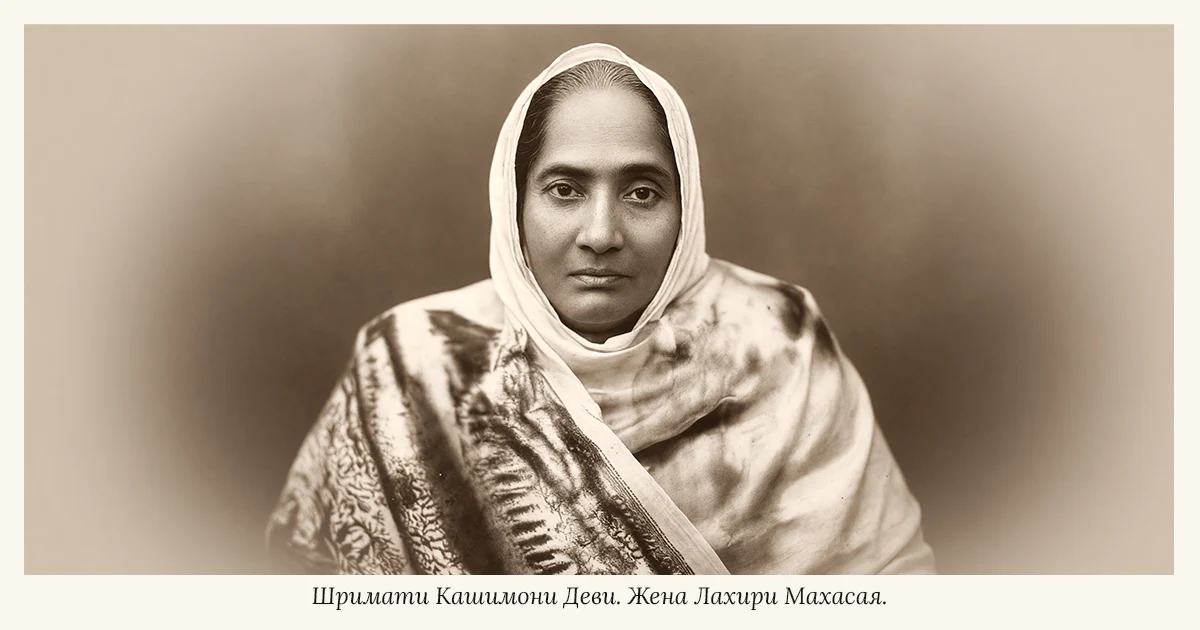 Шримати Кашимони Деви. Жена Лахири Махасая.