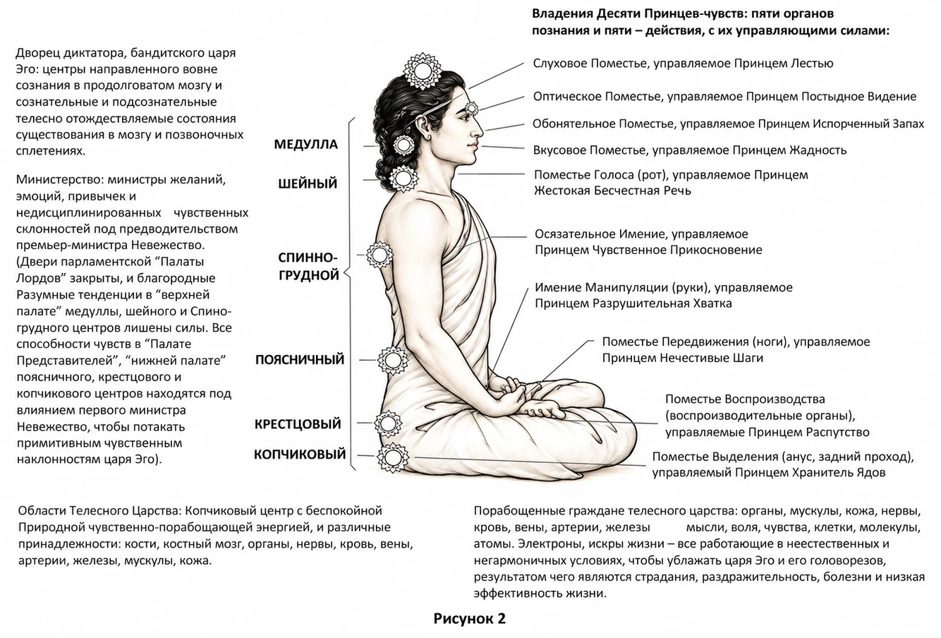 Рисунок 2. Телесное царство под управлением Царя-Эго
