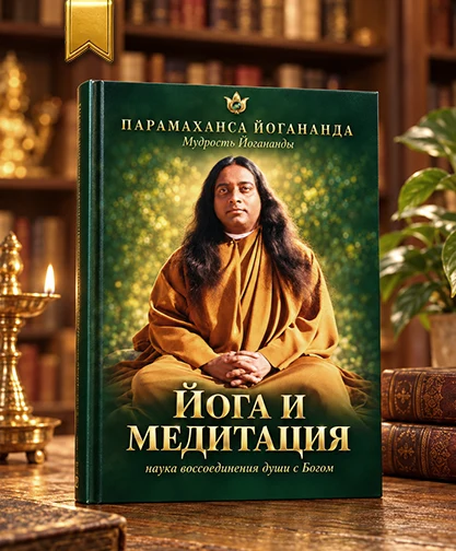 Обложка книги «Йога и медитация» Парамахансы Йогананды