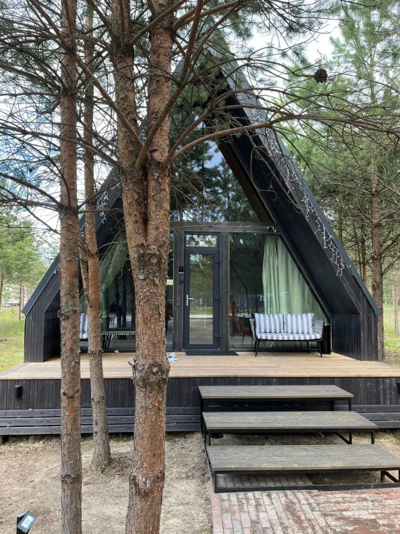 A-Frame 40 s Panoramnyim Ostekleniem Guest House — фото 1
